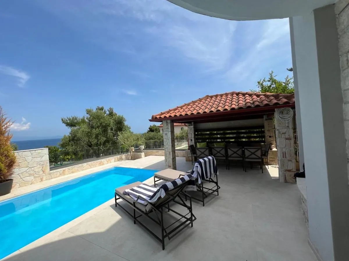 Sunny Seaside Villa-90 M From Beach Kriopijí Görögország